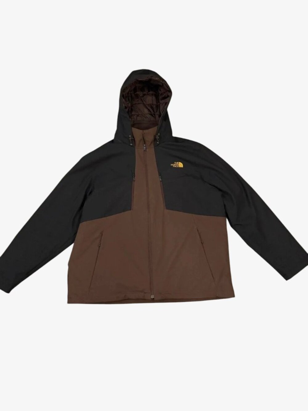 The North Face Men's Apex Elevation Jacket in Brown and Black Size XXL
